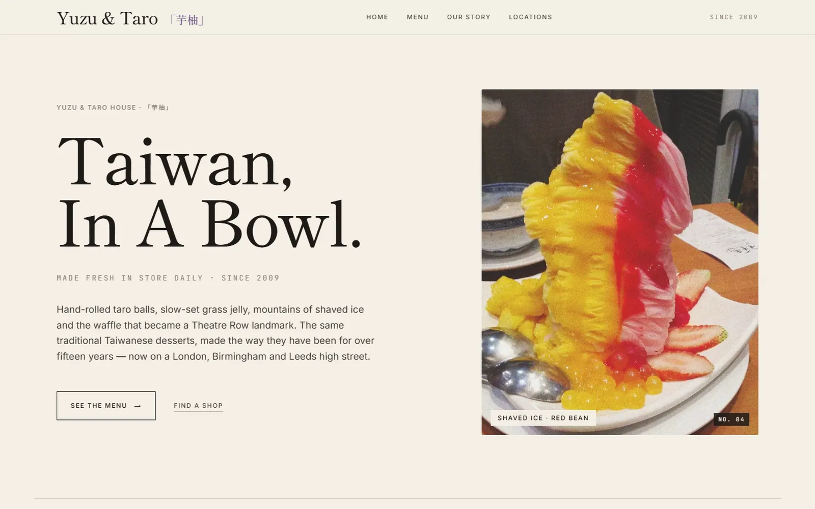 The Asian Dessert Template preview