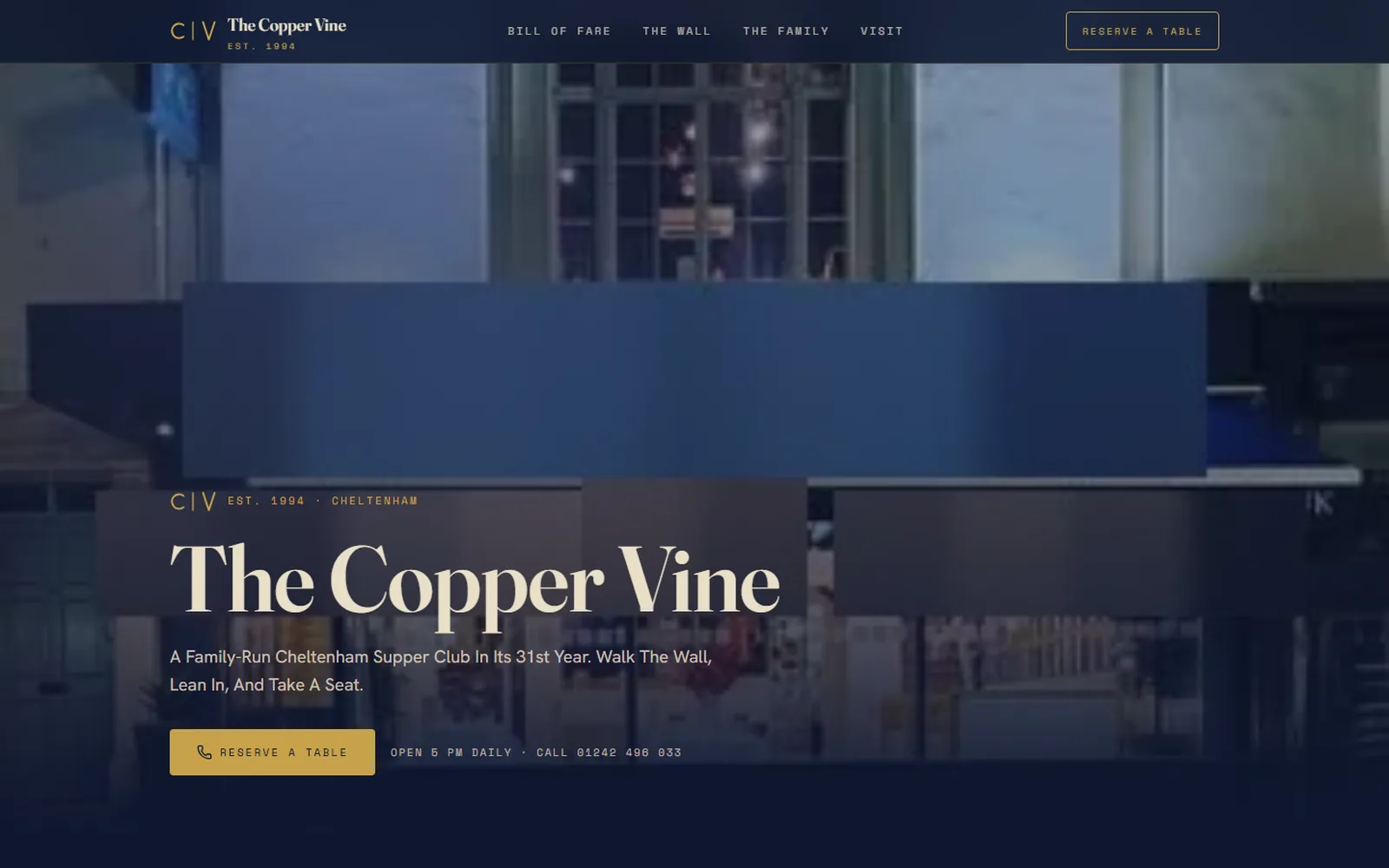 The Family Restaurant Template preview