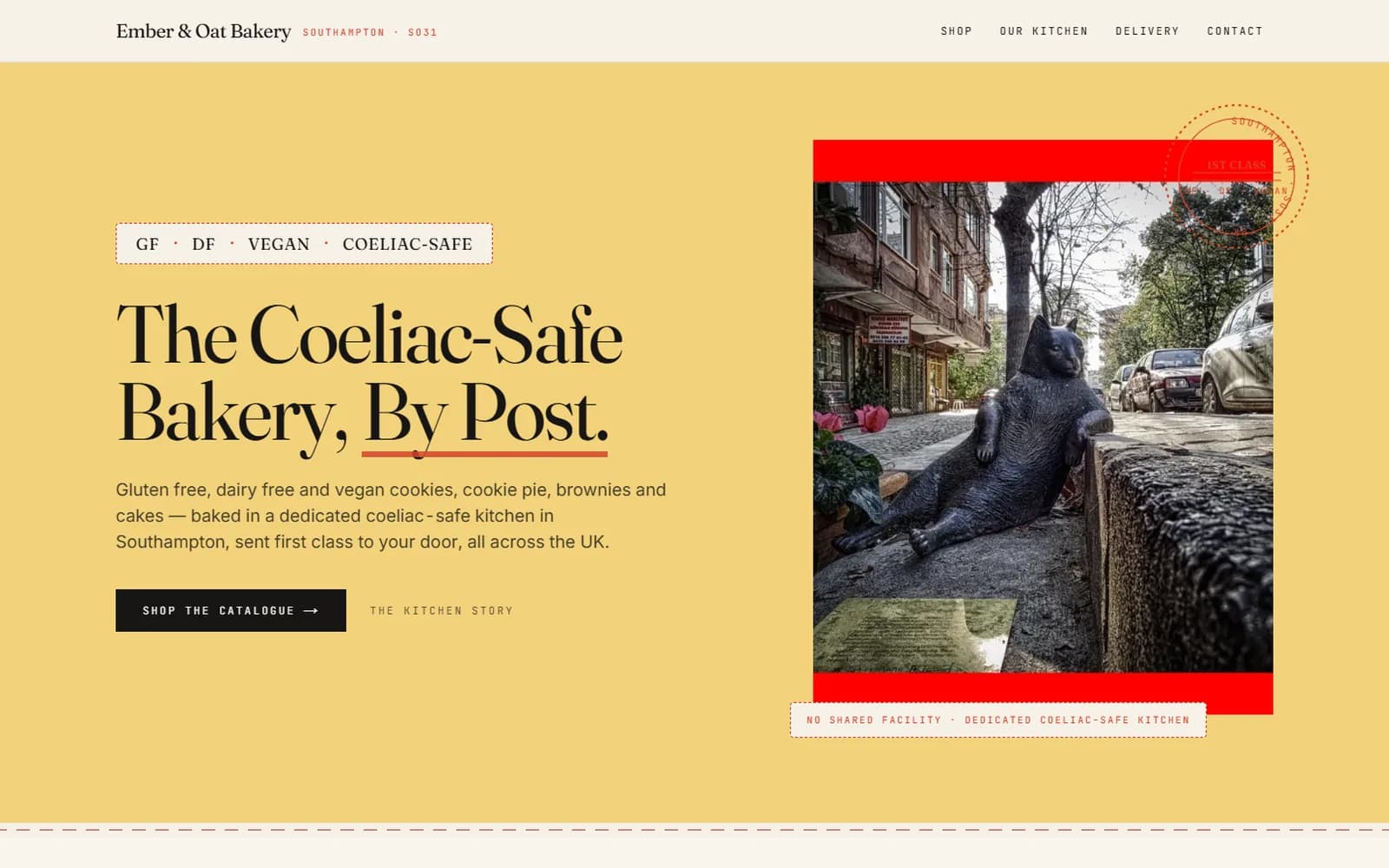 The Allergy-Safe Bakery Template preview